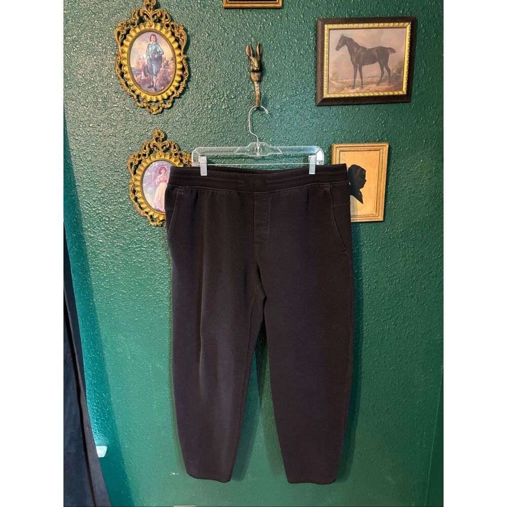 Lululemon Black Textured Spacer Classic-Tapered Pant Sz XXL